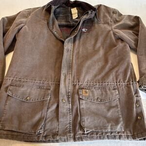 Carhartt C52 CHT men Sz XXL tall Detroit Style Blanket Lined 4Aces Stitched Back